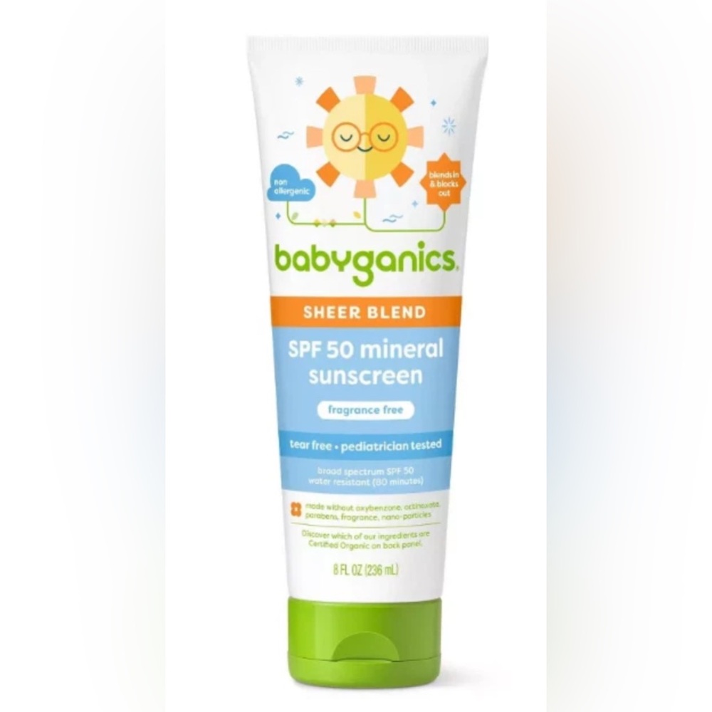 Babyganics Sheer Blend SPF 50 Mineral Sunscreen